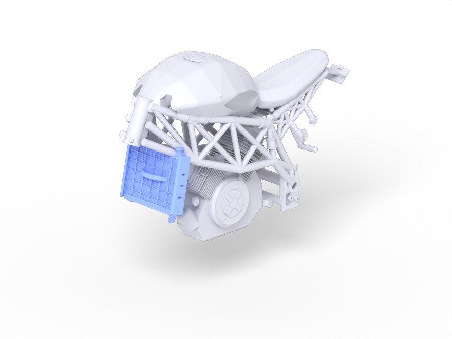 Motorcycle build after part 6: radiator