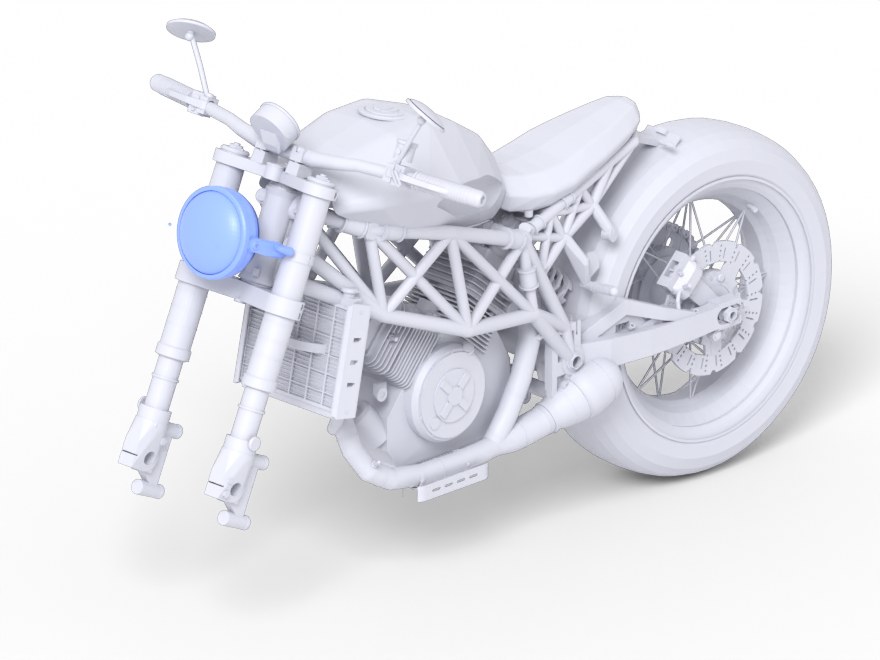 Motorcycle build after part 16: headlight